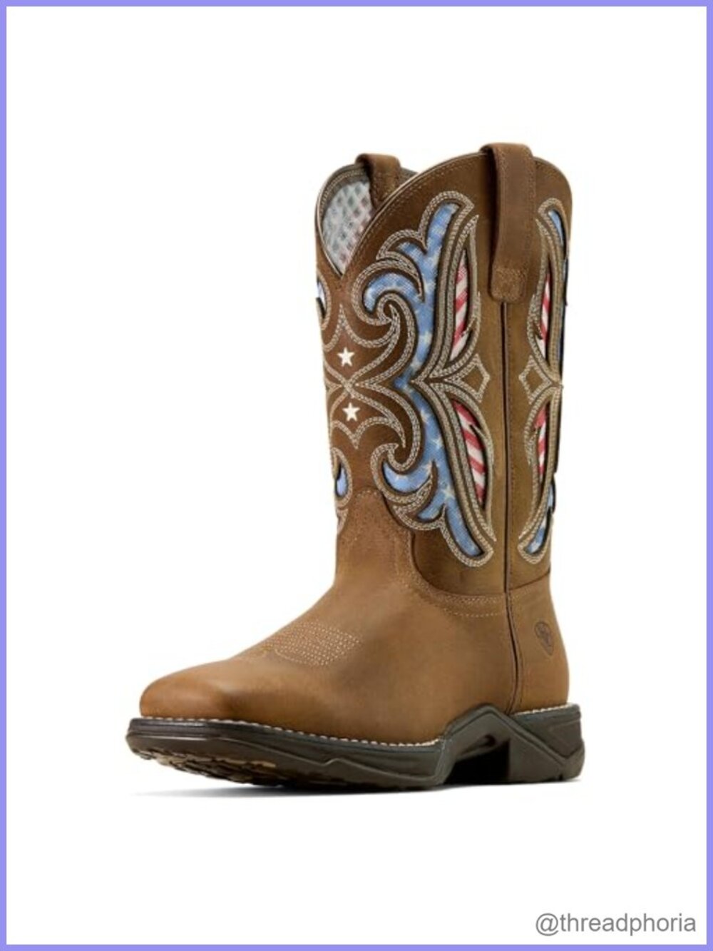 Western Boot with 4LR Technology and Duratread Sole Square Toe